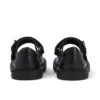 Adlar MJ Scallop Leather Black για κορίτσια Adlar MJ Scallop Leather Black για κορίτσια