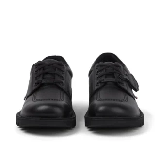 Ανδρικά παπούτσια Kick Lo Tab από δέρμα, μαύρα