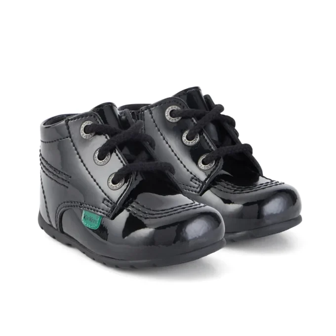 Baby Kick Hi B Zip Λουστρίνι Μαύρο