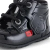 Baby Kick Hi B Zip Λουστρίνι Μαύρο