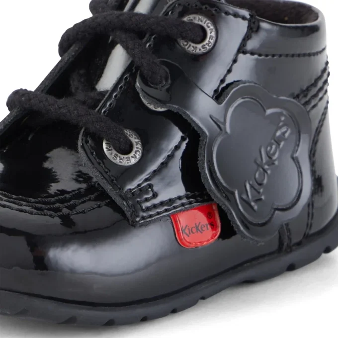 Baby Kick Hi B Zip Λουστρίνι Μαύρο