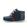 Baby Kick Hi Leather Navy Baby Kick Hi Leather Navy