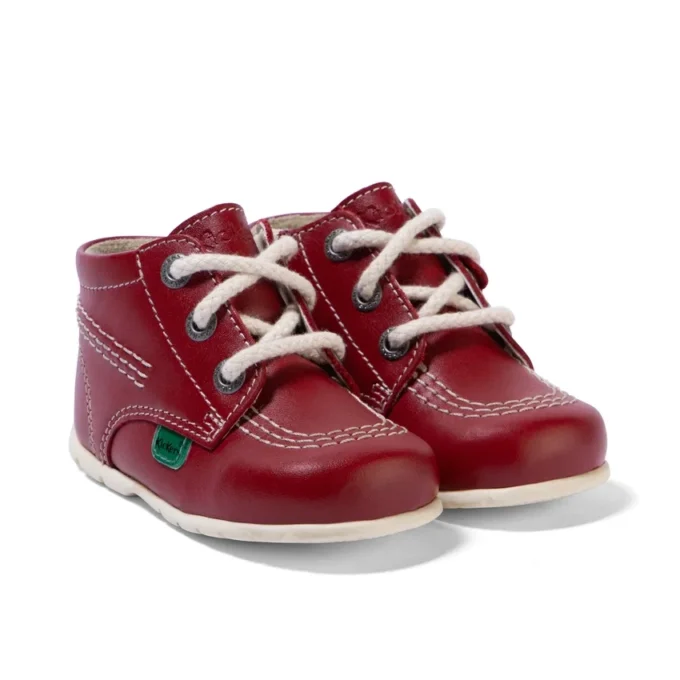 Baby Kick Hi Leather Red Baby Kick Hi Leather Red