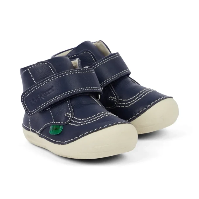 Baby Unisex Softer Hi Baby Leather Navy Baby Unisex Softer Hi Baby Leather Navy