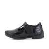 Bridie Brogue T-Vel για κορίτσια, μαύρο λουστρίνι Bridie Brogue T-Vel για κορίτσια, μαύρο λουστρίνι