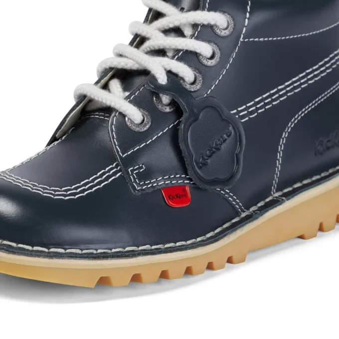 Ενήλικα Unisex Δερμάτινα Kick Hi Core Navy