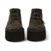 Ενήλικες Unisex Kick Hi Platform Leather Μαύρο/Κακί Ενήλικες Unisex Kick Hi Platform Leather Μαύρο/Κακί