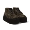 Ενήλικες Unisex Kick Hi Platform Leather Μαύρο/Κακί Ενήλικες Unisex Kick Hi Platform Leather Μαύρο/Κακί