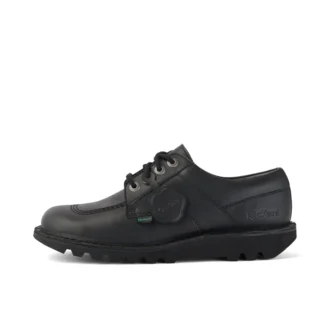 Ενήλικες Unisex Kick Lo Δερμάτινο Εναλλακτικό Μαύρο