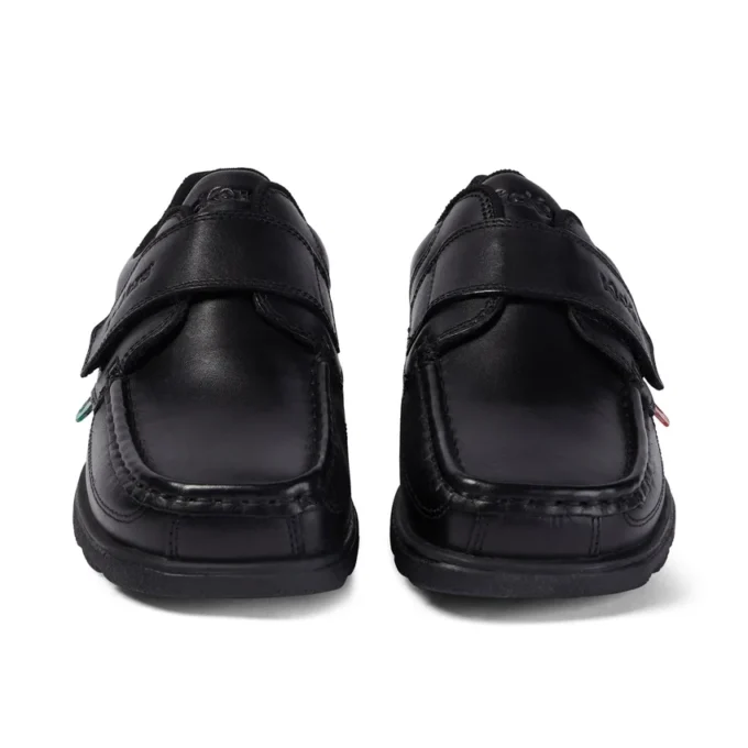 Fragma Strap Leather Black για νεαρούς άνδρες
