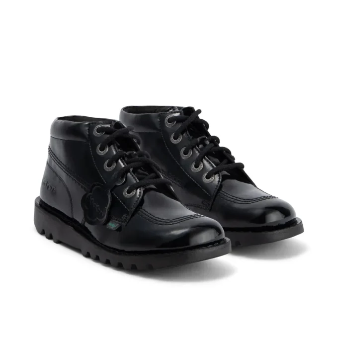 Γυναικεία Kick Hi Leather Alternative Patent Leather Black