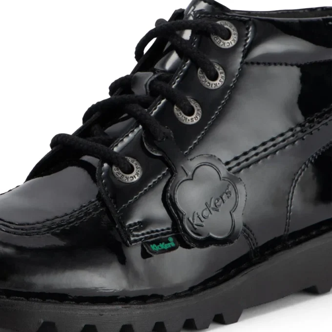 Γυναικεία Kick Hi Leather Alternative Patent Leather Black