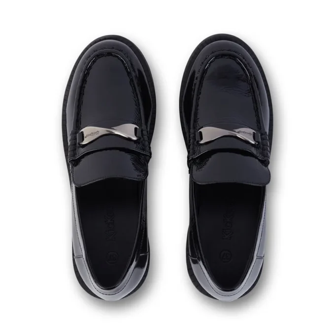 Γυναικεία Loafer Edie από λουστρίνι, μαύρο Γυναικεία Loafer Edie από λουστρίνι, μαύρο