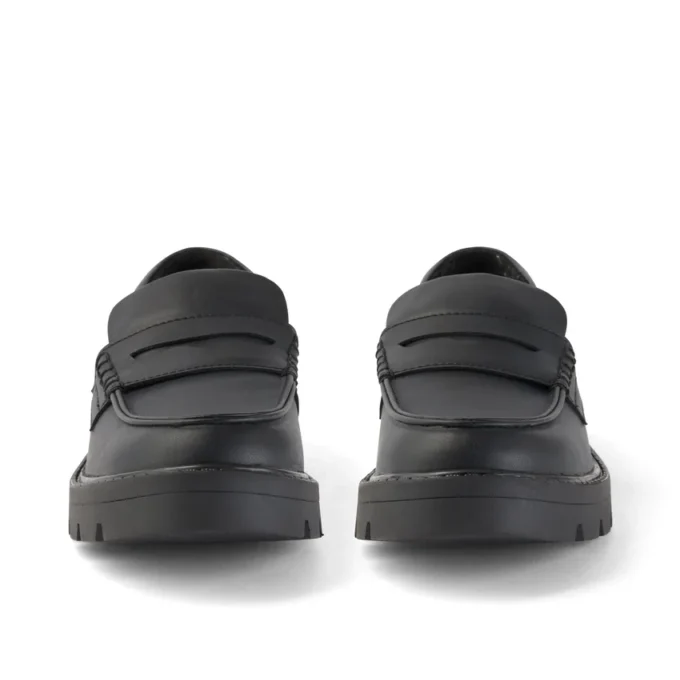 Γυναικεία παπούτσια Kori Loafer από δερματίνη Μαύρα Γυναικεία παπούτσια Kori Loafer από δερματίνη Μαύρα
