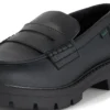 Γυναικεία παπούτσια Kori Loafer από δερματίνη Μαύρα Γυναικεία παπούτσια Kori Loafer από δερματίνη Μαύρα