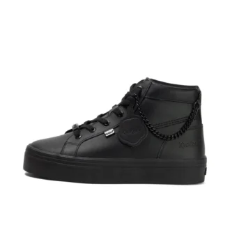 Γυναικεία Tovni Hi Stack Chain Leather Black