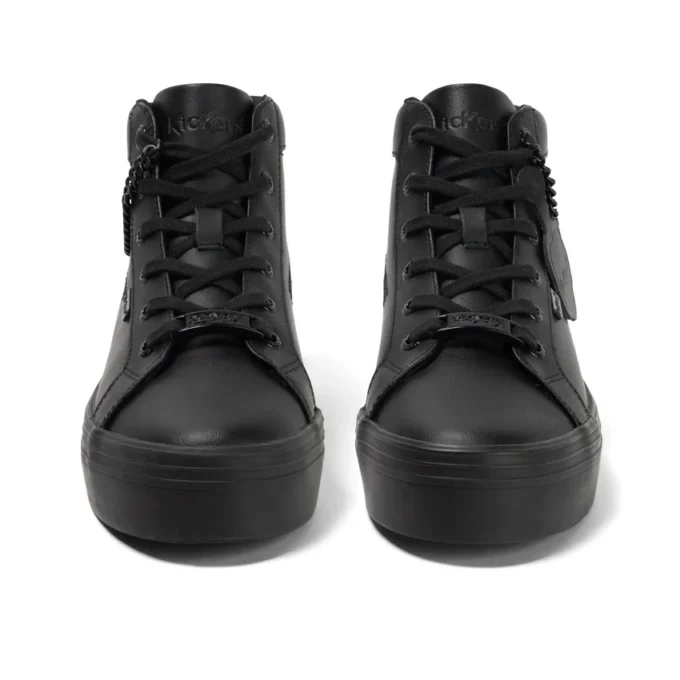 Γυναικεία Tovni Hi Stack Chain Leather Black