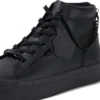 Γυναικεία Tovni Hi Stack Chain Leather Black