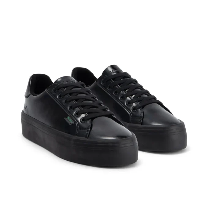 Γυναικεία Tovni stack Leather Alternative Patent Leather Black