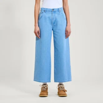 Γυναικείο Kickers Classic Wide Leg Jean Μπλε
