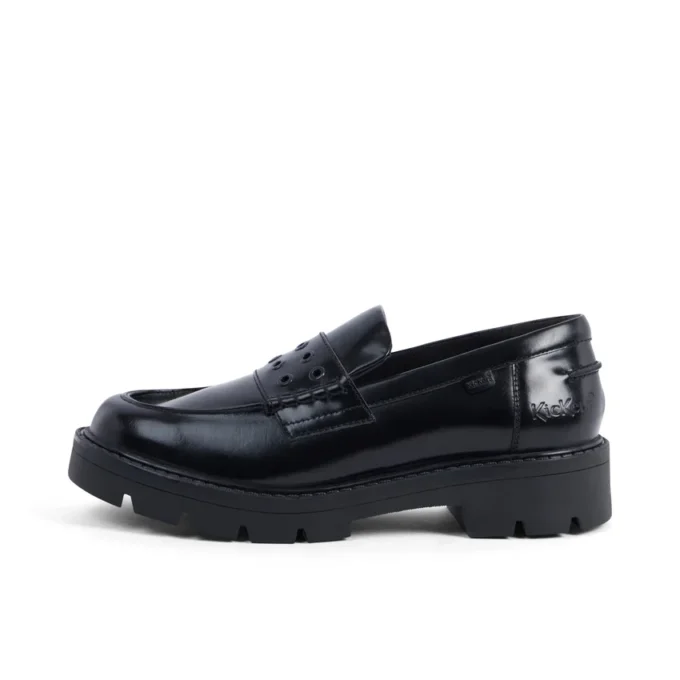 Γυναικείο Loafer Kori με καρφιά, δέρμα, μαύρο Γυναικείο Loafer Kori με καρφιά, δέρμα, μαύρο