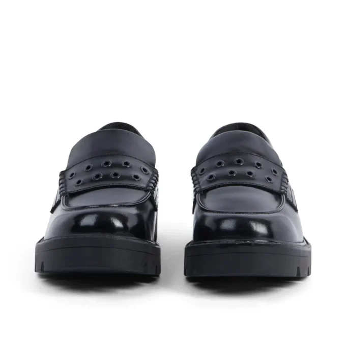 Γυναικείο Loafer Kori με καρφιά, δέρμα, μαύρο Γυναικείο Loafer Kori με καρφιά, δέρμα, μαύρο