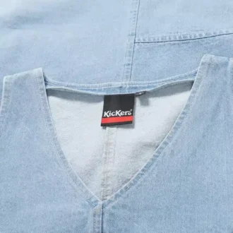 Γυναικείο μίνι φόρεμα Kickers Classic Denim Μπλε