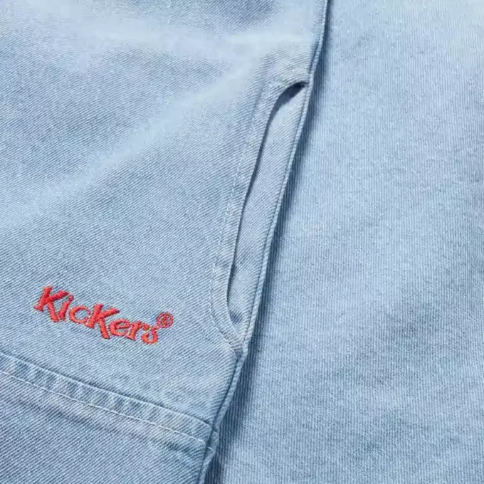 Γυναικείο μίνι φόρεμα Kickers Classic Denim Μπλε Γυναικείο μίνι φόρεμα Kickers Classic Denim Μπλε