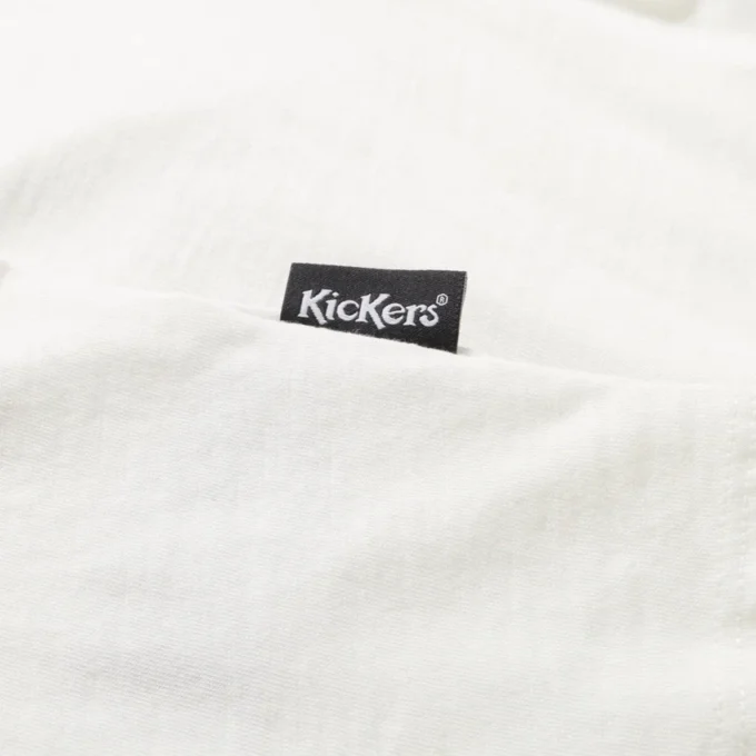 Γυναικείο μπλουζάκι Kickers Classic με στρογγυλό λαιμό, λευκό Γυναικείο μπλουζάκι Kickers Classic με στρογγυλό λαιμό, λευκό