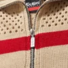 Γυναικείο πλεκτό πουκάμισο με φερμουάρ Kickers Λευκό Γυναικείο πλεκτό πουκάμισο με φερμουάρ Kickers Λευκό