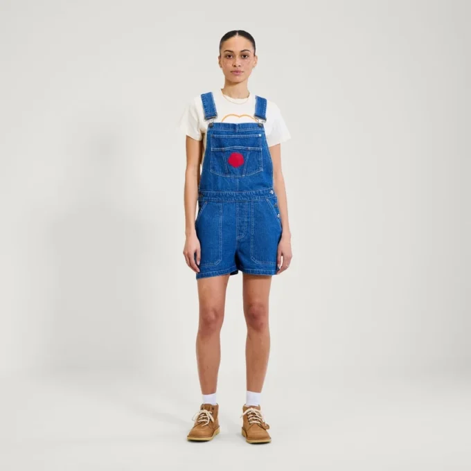 Γυναικείο σορτς Kickers Classics Dungaree Μπλε