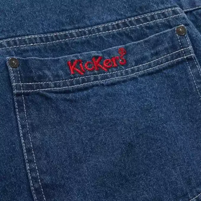 Γυναικείο σορτς Kickers Classics Dungaree Μπλε