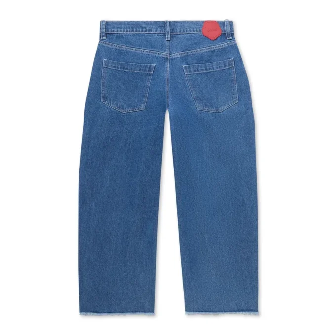 Γυναικείο τζιν Kickers Classic Barrel Leg, μπλε Γυναικείο τζιν Kickers Classic Barrel Leg, μπλε