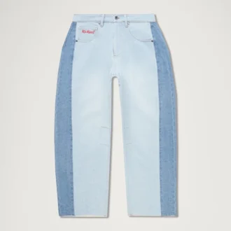Γυναικείο τζιν Kickers Classic Wide Leg Barrel μπλε