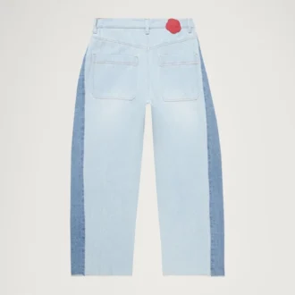 Γυναικείο τζιν Kickers Classic Wide Leg Barrel μπλε