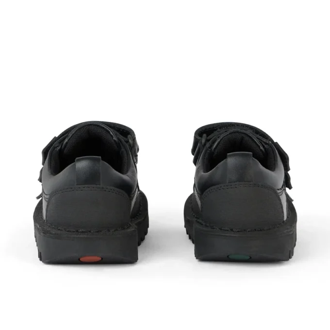 Infant Boys Kick Scuff Twin Leather Black Infant Boys Kick Scuff Twin Leather Black