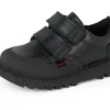 Infant Boys Kick Scuff Twin Leather Black Infant Boys Kick Scuff Twin Leather Black