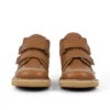 Infant Unisex Kick Hi Roll Leather Tan