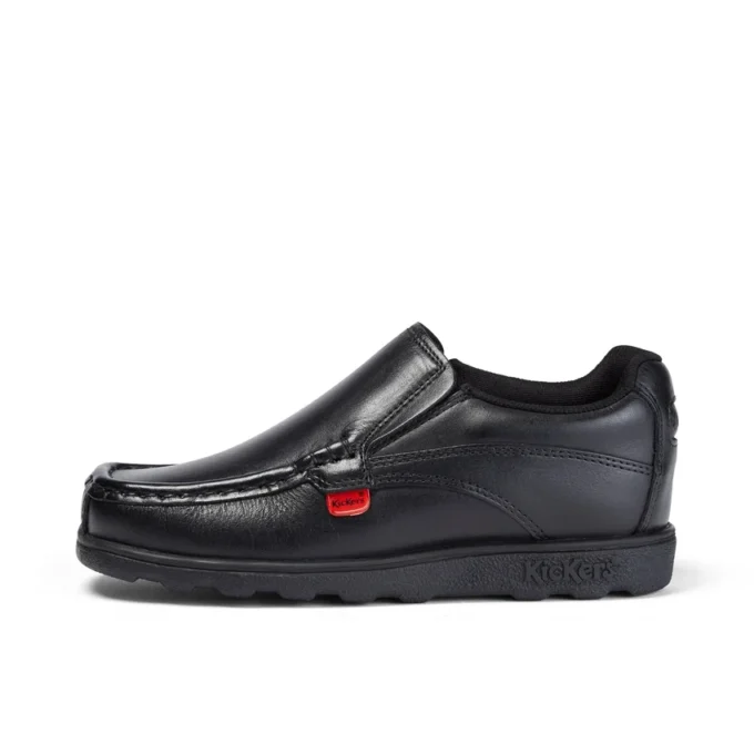 Junior Boys Fragma Slip Leather Black Junior Boys Fragma Slip Leather Black