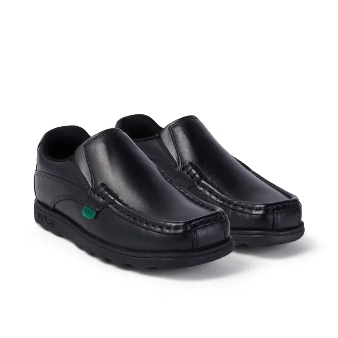 Junior Boys Fragma Slip Leather Black Junior Boys Fragma Slip Leather Black