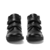 Junior Boys Kick Hi Roll Leather Black Junior Boys Kick Hi Roll Leather Black