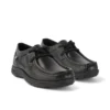 Junior Boys Reasan Moc Leather Black Junior Boys Reasan Moc Leather Black