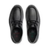 Junior Boys Reasan Moc Leather Black Junior Boys Reasan Moc Leather Black