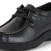 Junior Boys Reasan Moc Leather Black Junior Boys Reasan Moc Leather Black