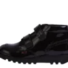 Junior Girls Kick Hi Vel Brogue Λουστρίνι Μαύρο Junior Girls Kick Hi Vel Brogue Λουστρίνι Μαύρο