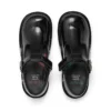 Junior Girls Kick T-Bar Vel Patent Leather Black Junior Girls Kick T-Bar Vel Patent Leather Black