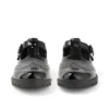 Junior Girls Lachly Brogue T-Bar Patent Leather Black
