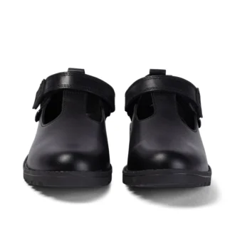 Junior Girls Lachly T-Bar Leather Black