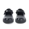 Junior Girls Tovni Brogue MJ Patent Leather Black