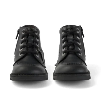 Junior Unisex Kick Hi Zip Leather Alternative Μαύρο